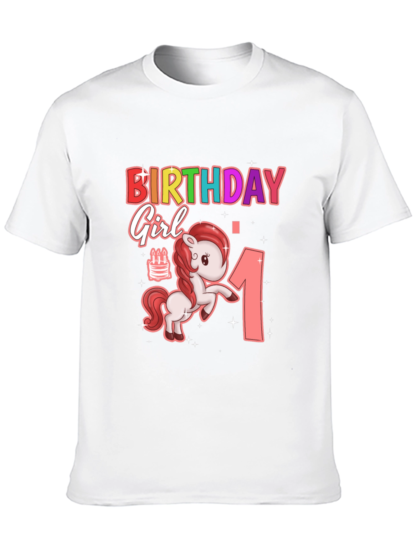 Birthday Girl 1st Birthday T-Shirt