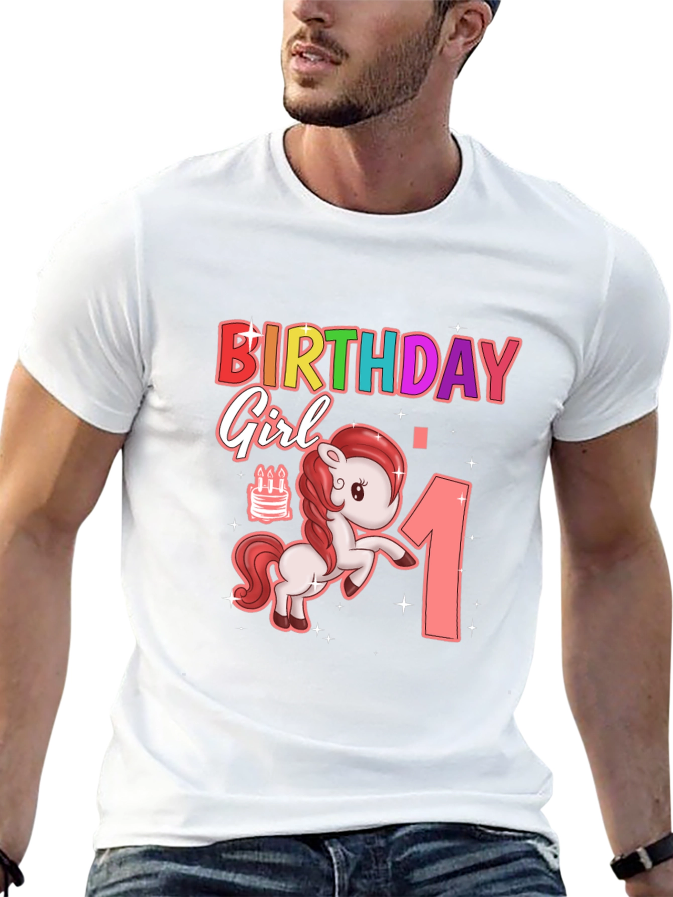 Birthday Girl 1st Birthday T-Shirt