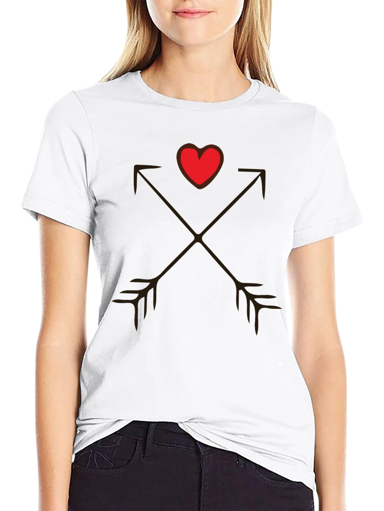 Heart Arrow Graphic Tee