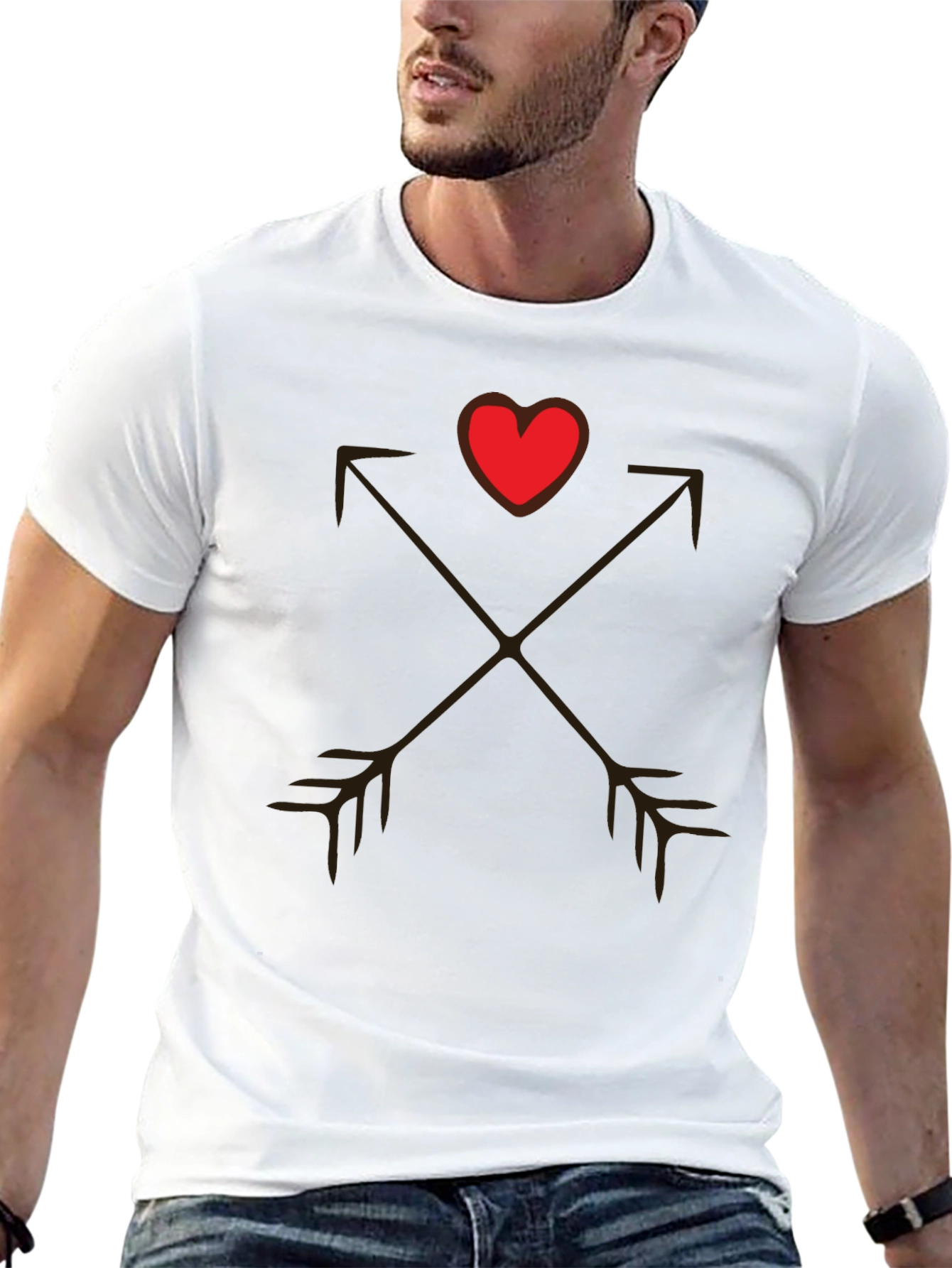 Heart Arrow Graphic Tee