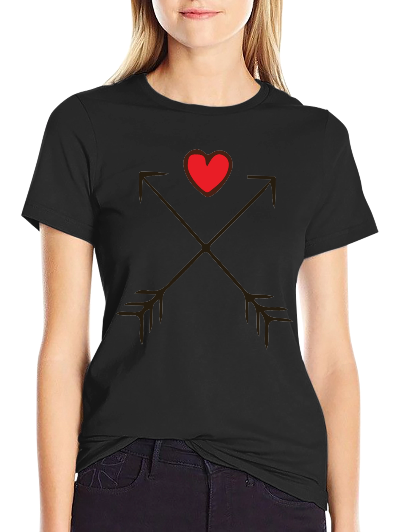 Heart Arrow Graphic Tee
