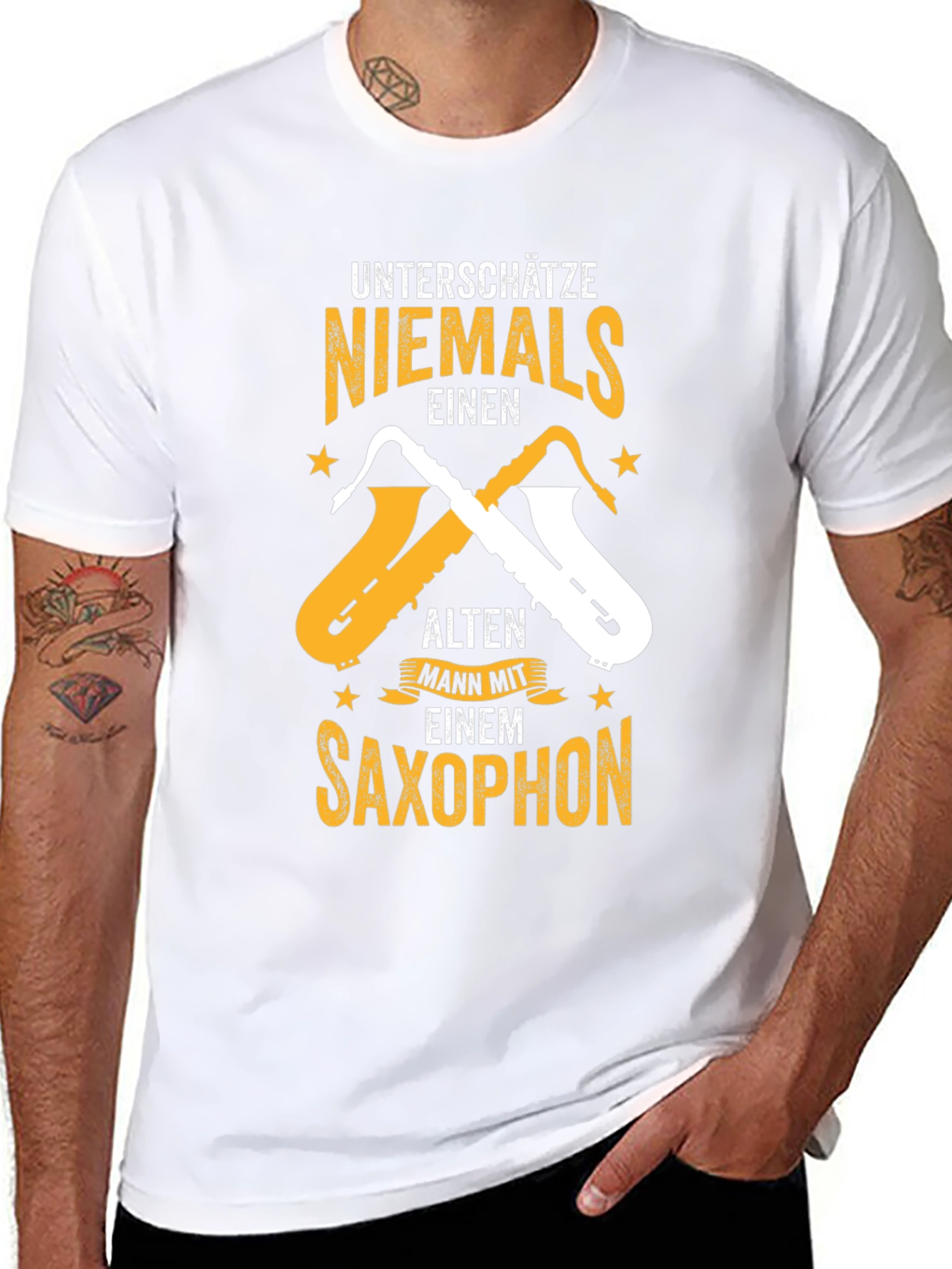Saxophone T-Shirt: Never Underestimate