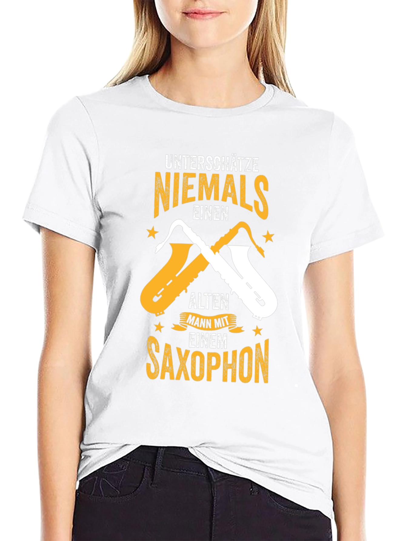 Saxophone T-Shirt: Never Underestimate