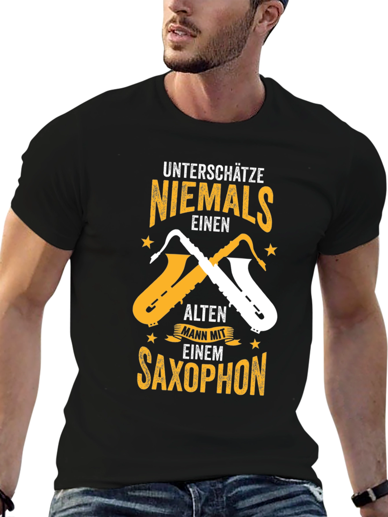 Saxophone T-Shirt: Never Underestimate