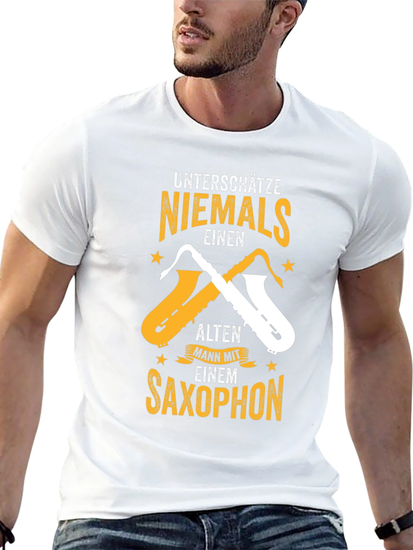 Saxophone T-Shirt: Never Underestimate