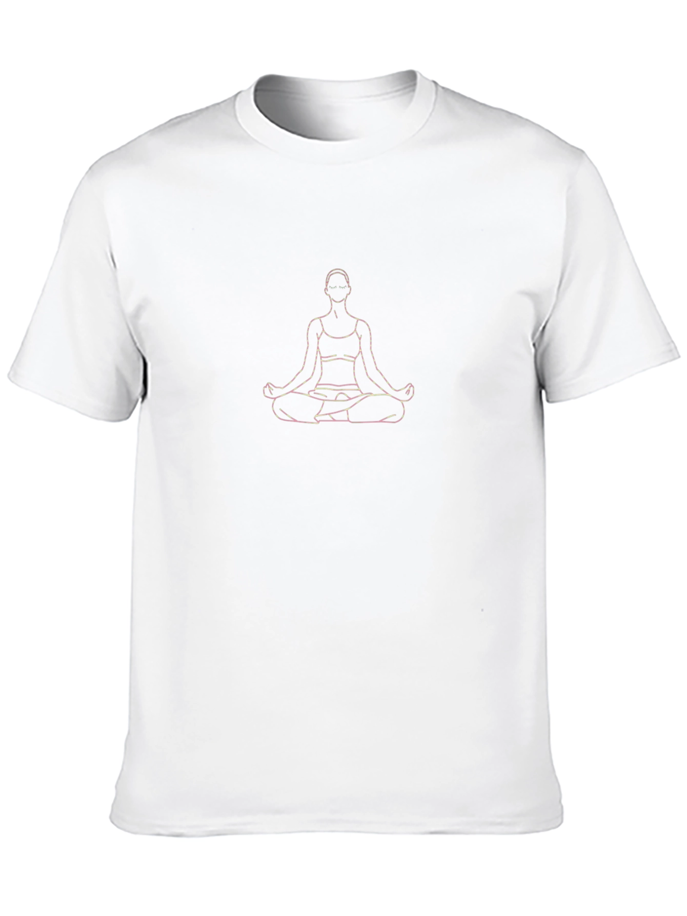 Meditative Pose Tee - Black Yoga T-Shirt