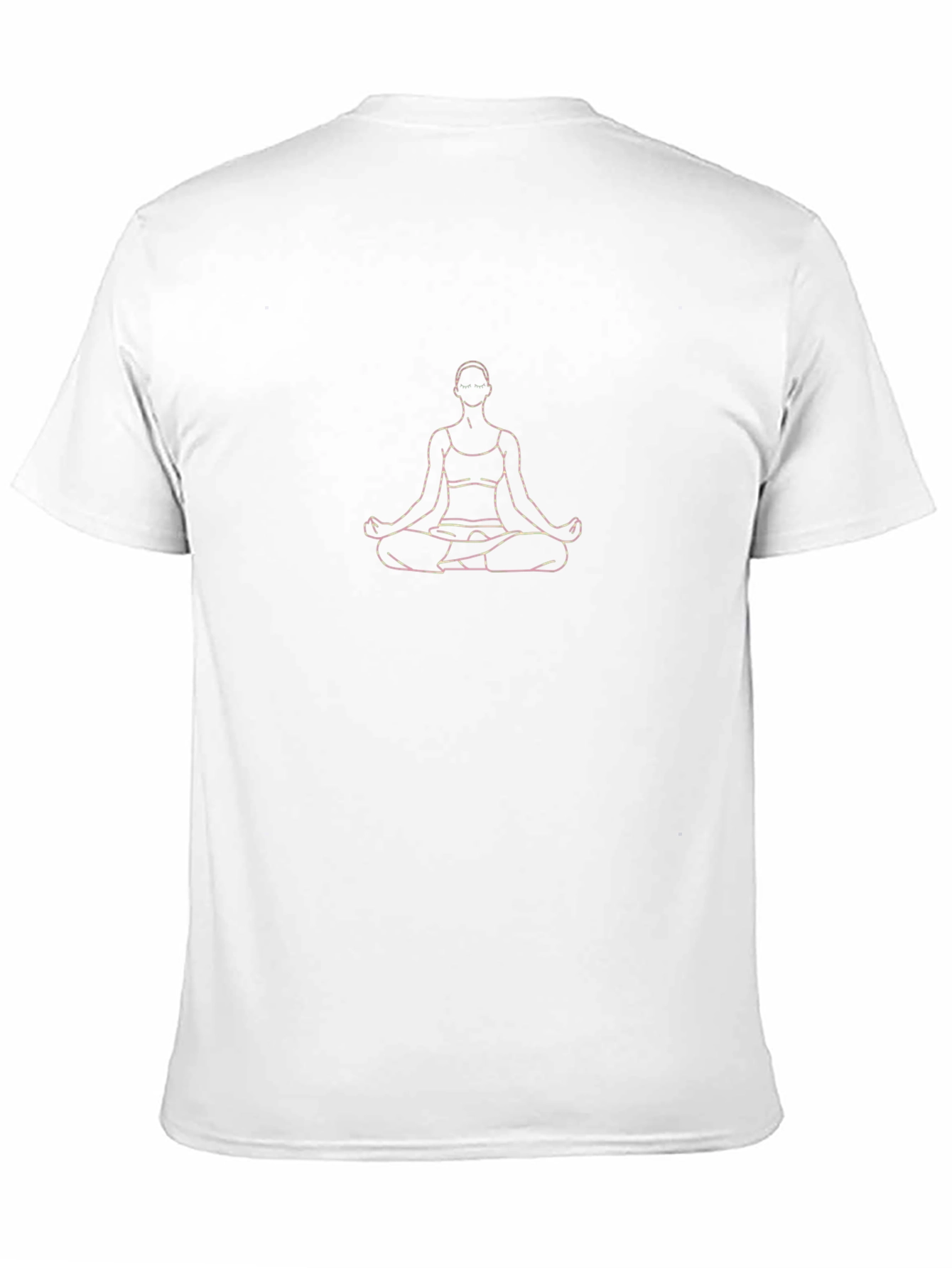 Meditative Pose Tee - Black Yoga T-Shirt
