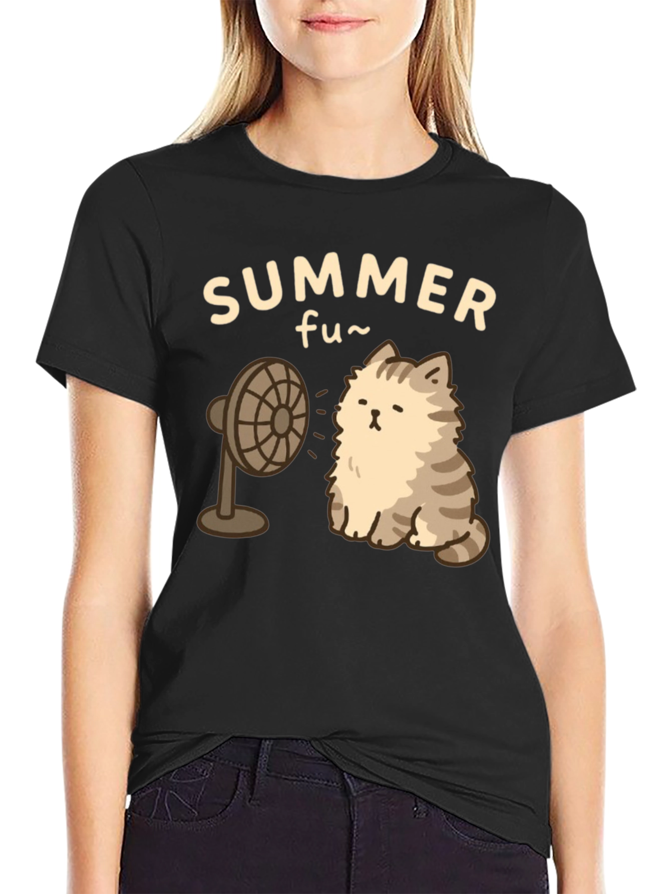 Summer Fun Cat T-Shirt