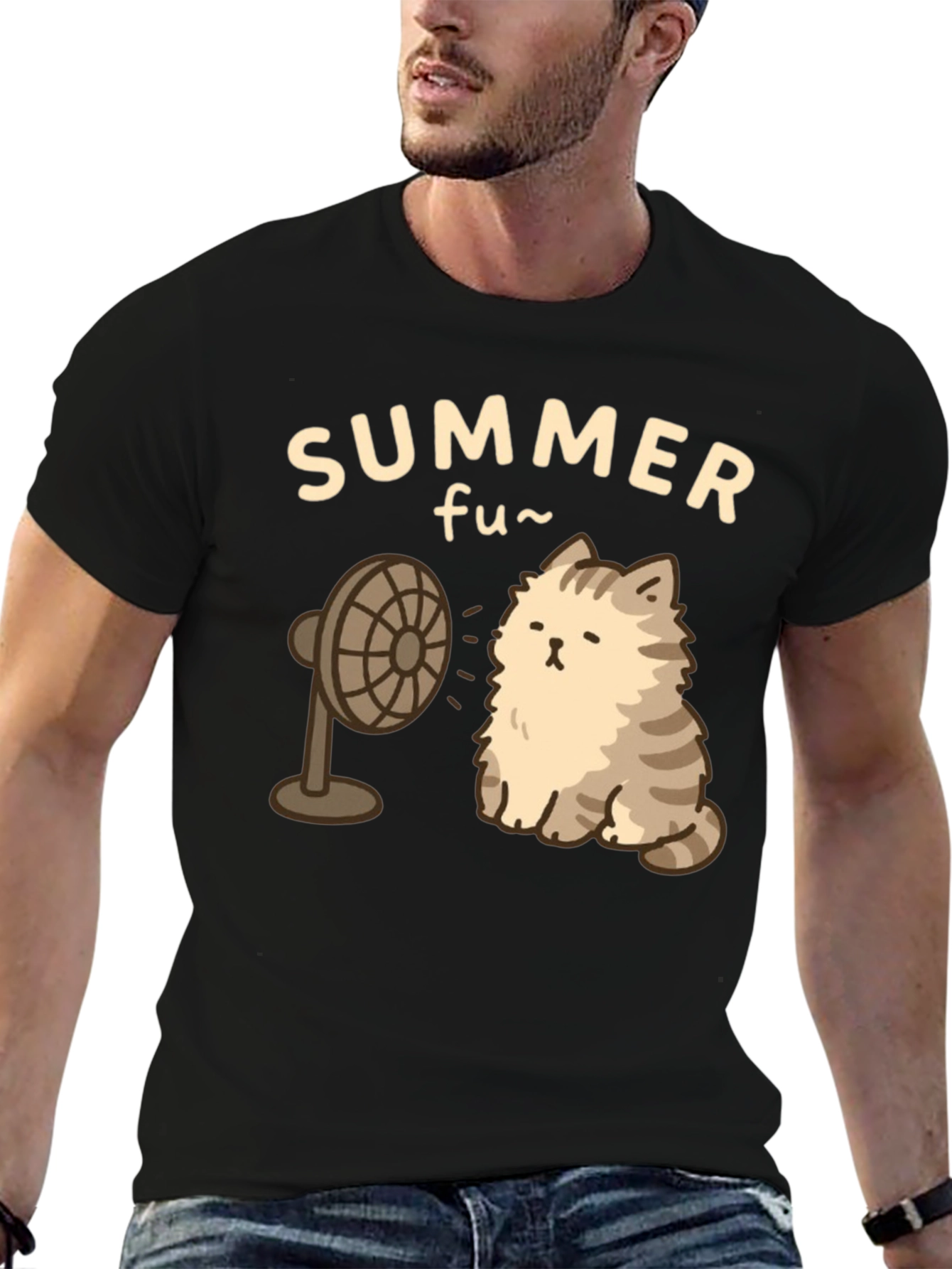 Summer Fun Cat T-Shirt