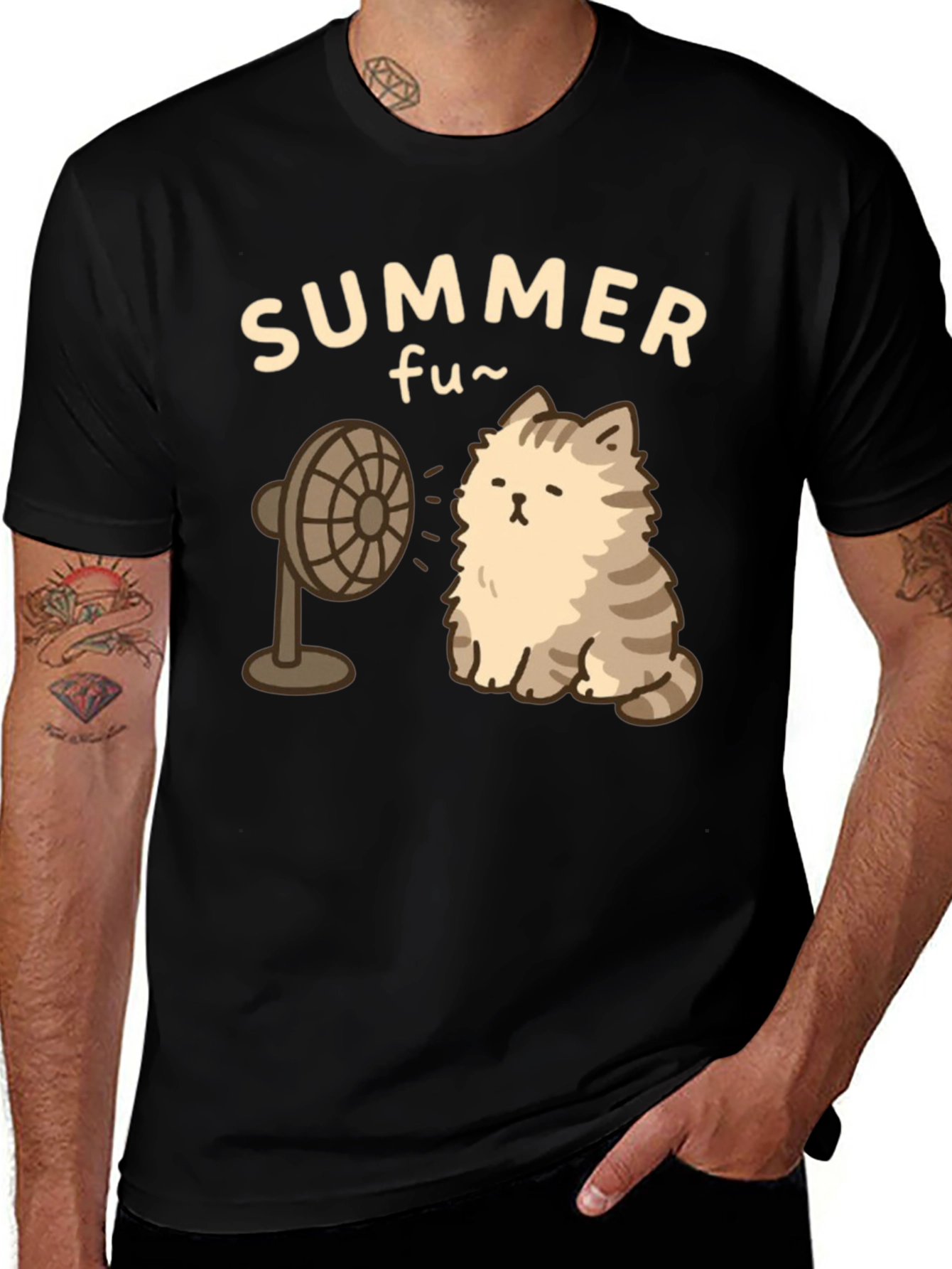 Summer Fun Cat T-Shirt
