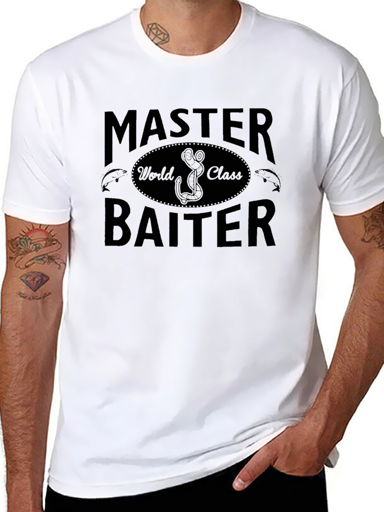Master Baiter T-Shirt - Fishing Humor