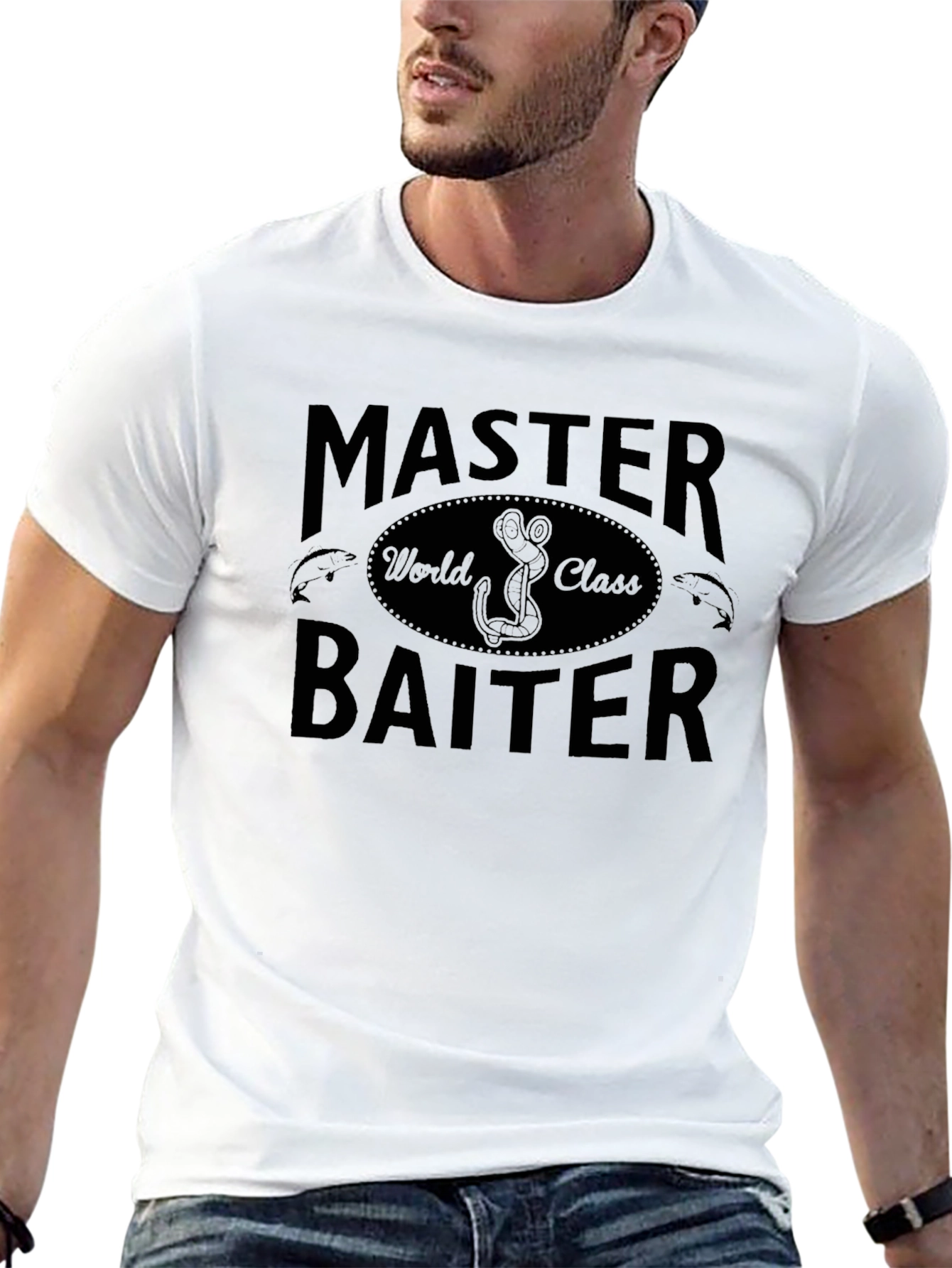 Master Baiter T-Shirt - Fishing Humor