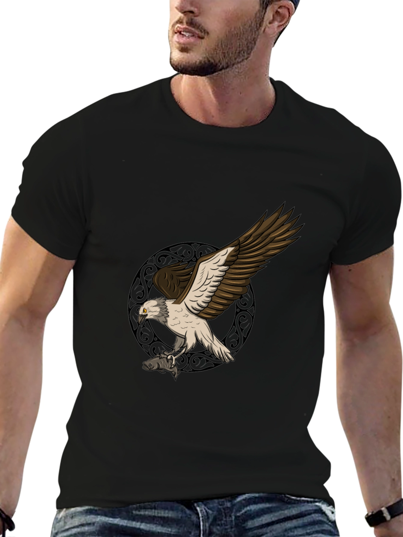 Osprey Graphic Tee - Mens Black T-Shirt