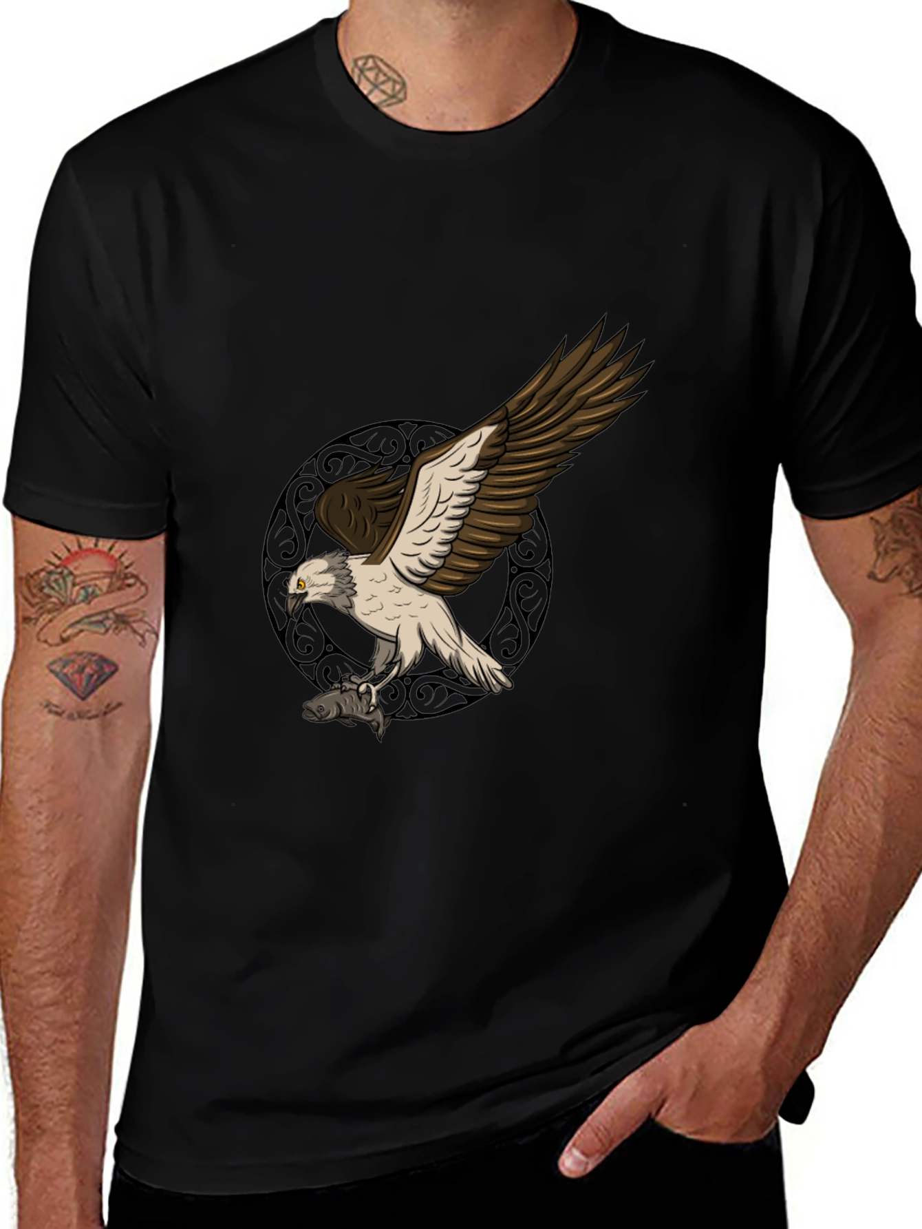 Osprey Graphic Tee - Mens Black T-Shirt