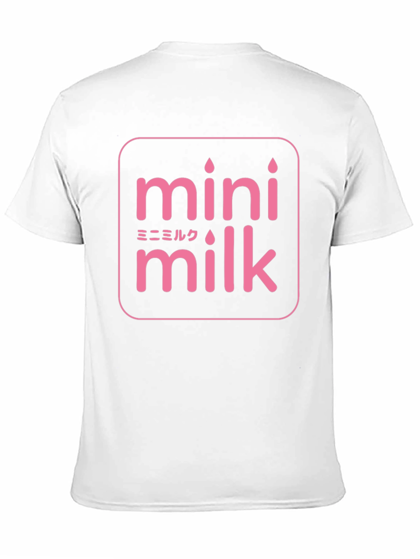 Mini Milk T-Shirt - Black Cotton Graphic Tee