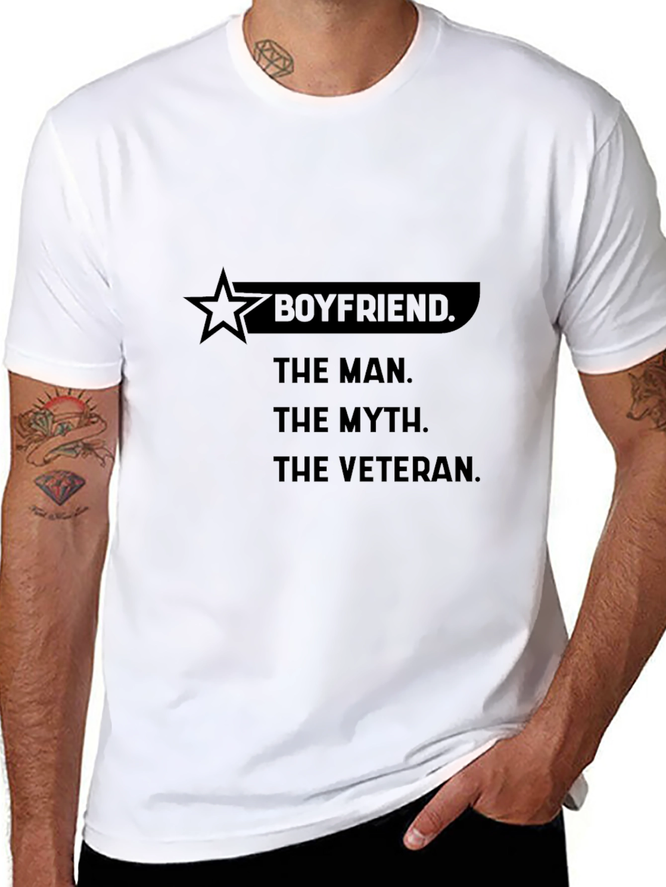 Boyfriend Veteran Graphic T-Shirt