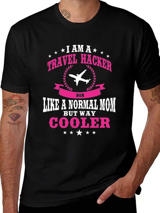Travel Hacker Mom Graphic Tee