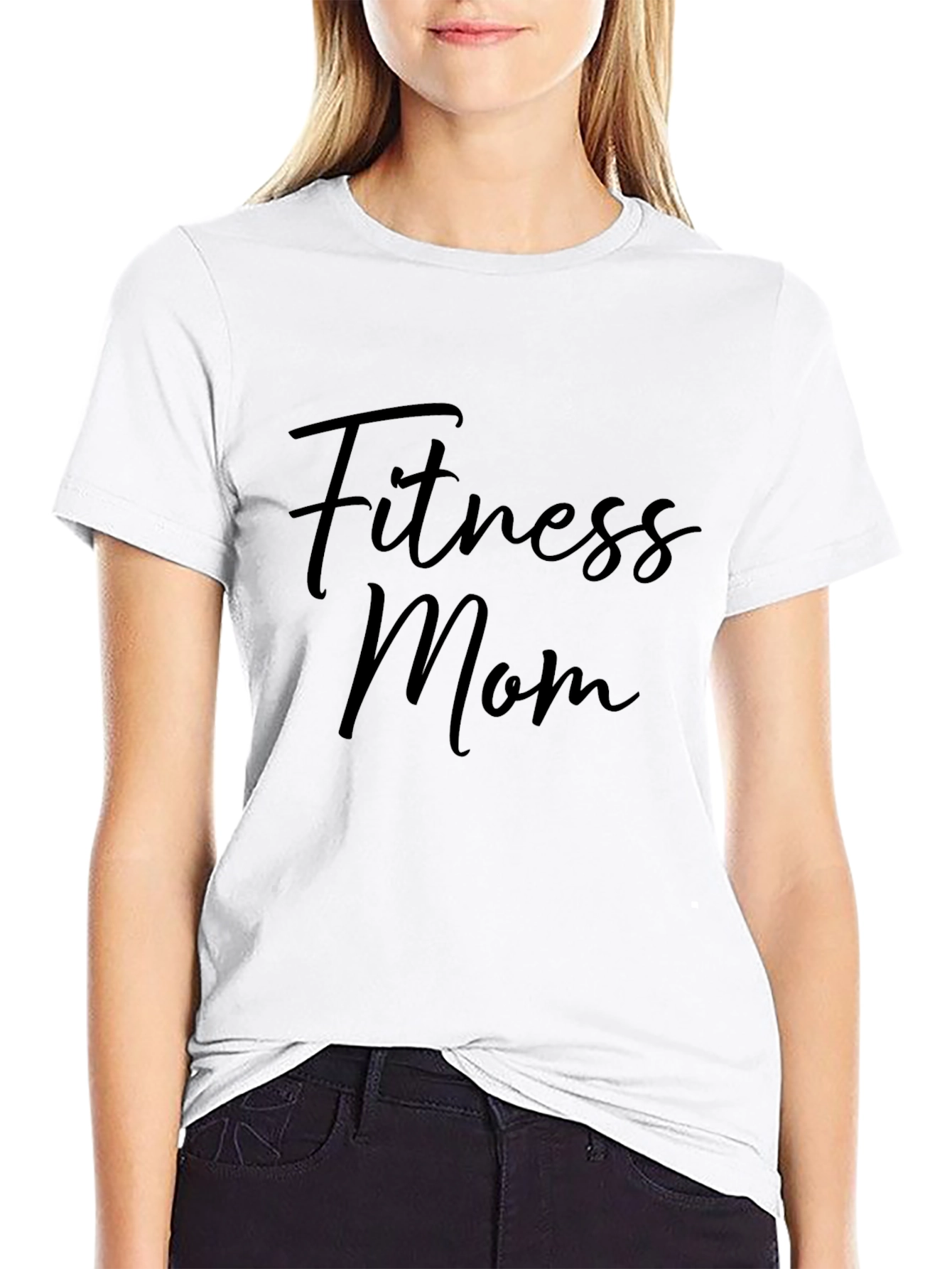 Fitness Mom Black T-Shirt