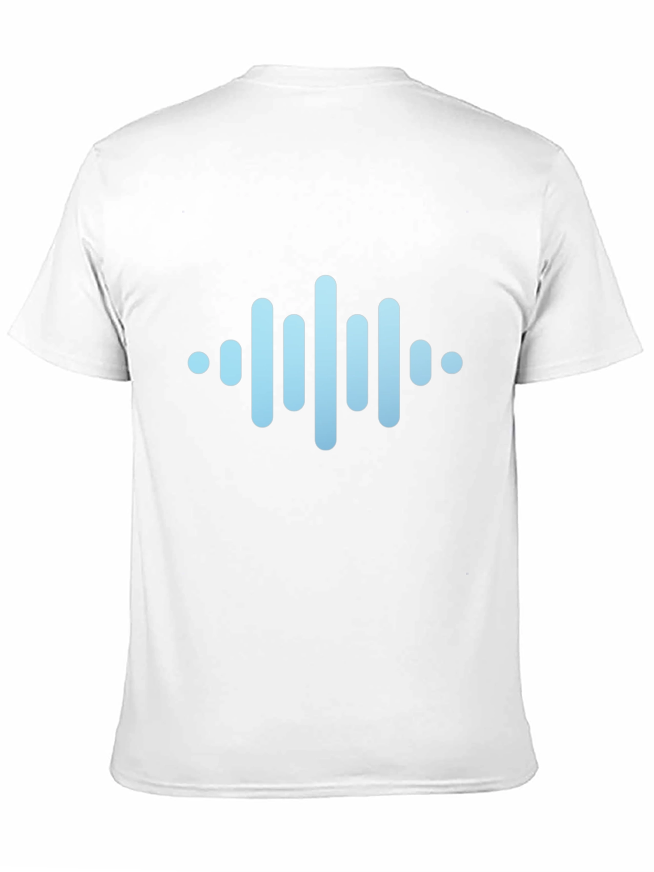 Modern Soundwave Graphic Black T-Shirt