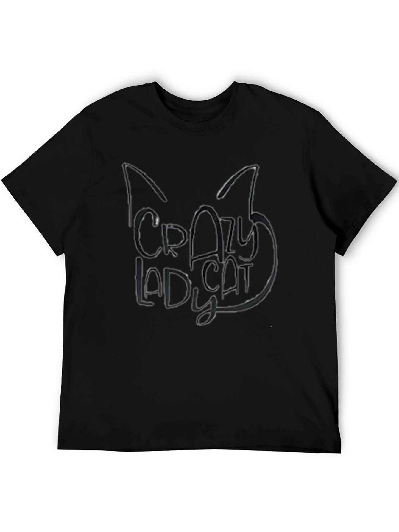 Crazy Cat Lady T-Shirt - Black