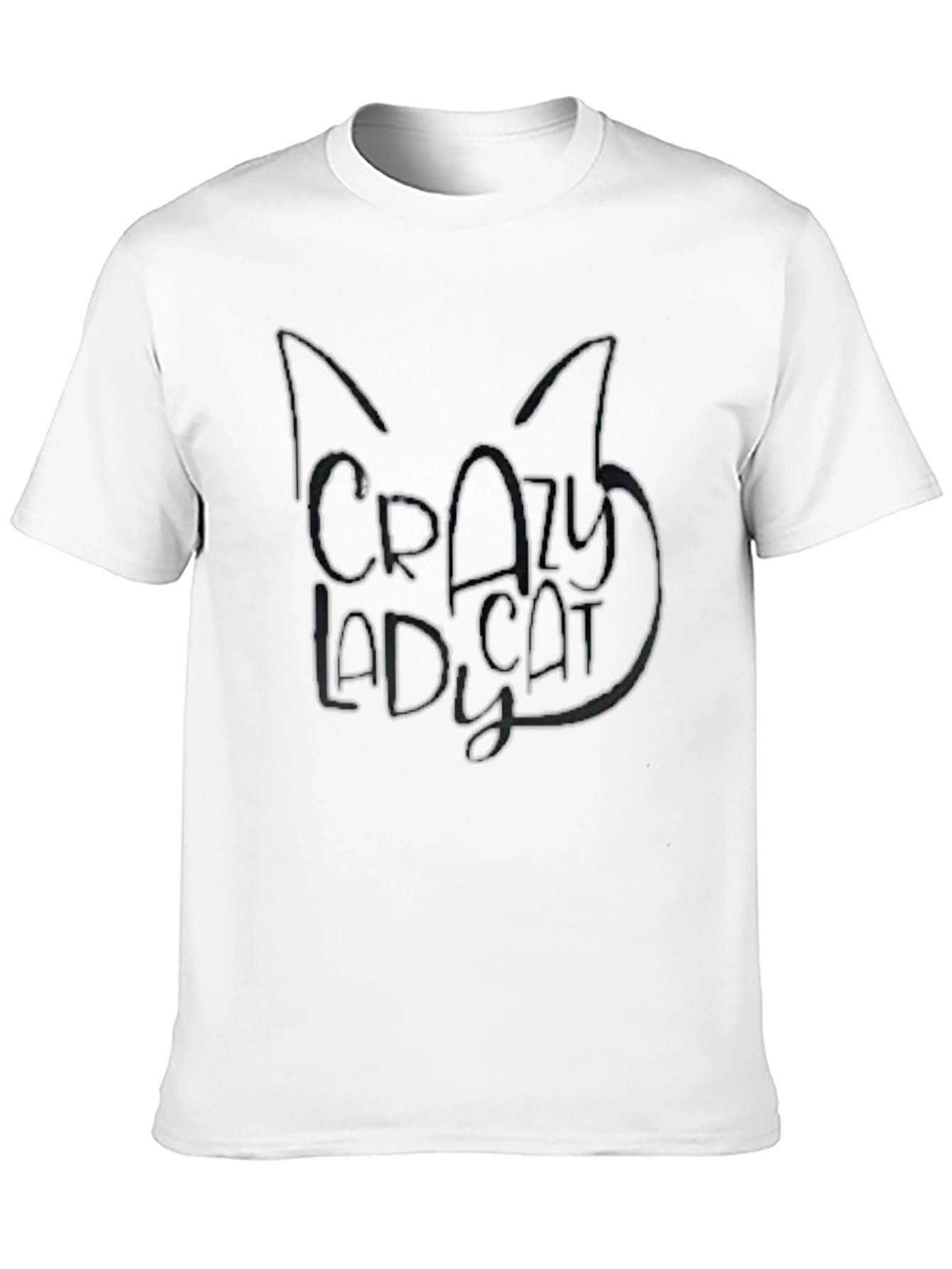 Crazy Cat Lady T-Shirt - Black
