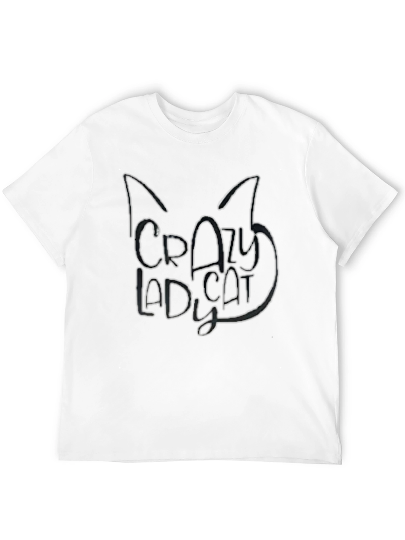 Crazy Cat Lady T-Shirt - Black