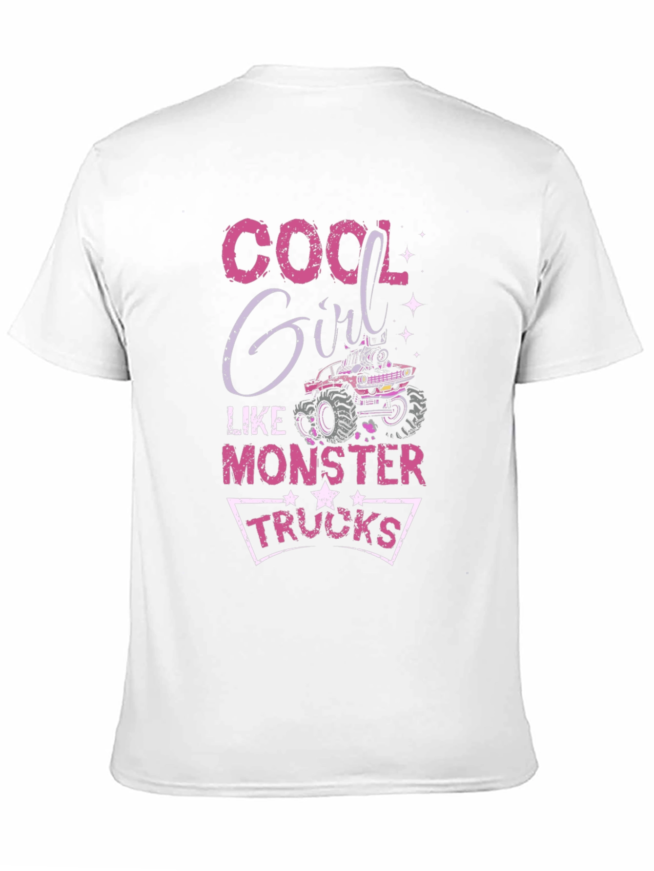 Cool Girl Monster Truck T-Shirt