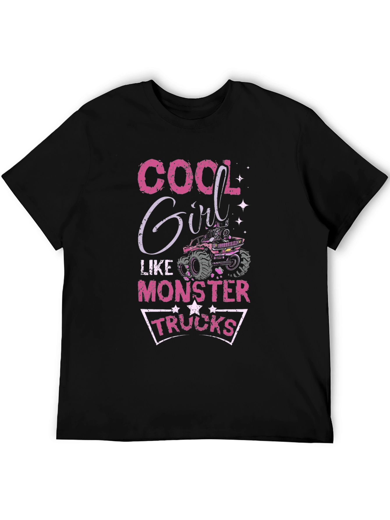 Cool Girl Monster Truck T-Shirt