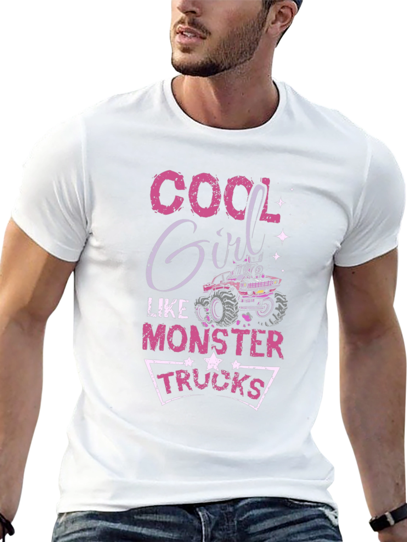 Cool Girl Monster Truck T-Shirt
