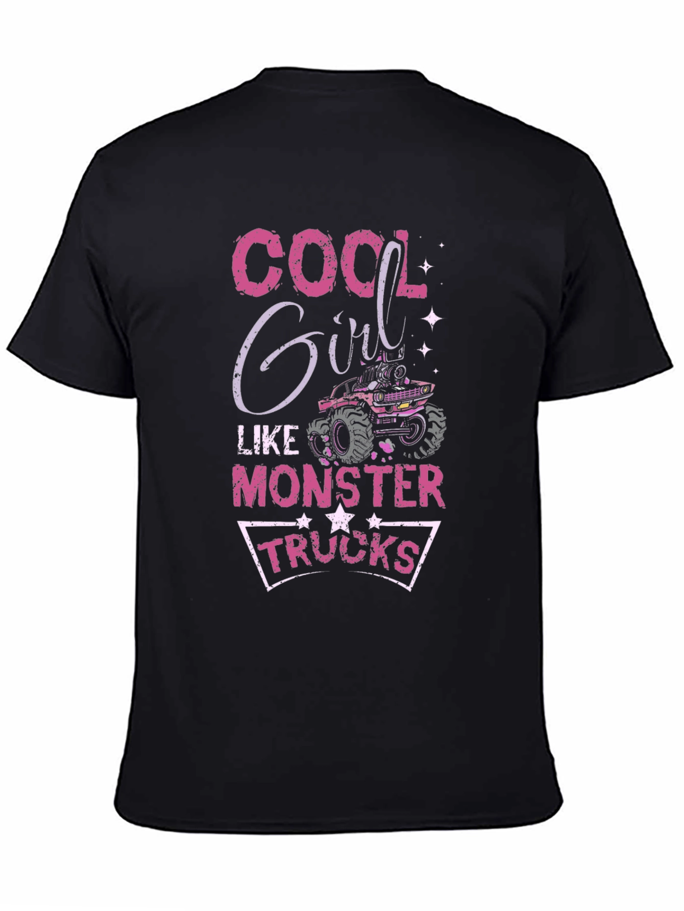 Cool Girl Monster Truck T-Shirt