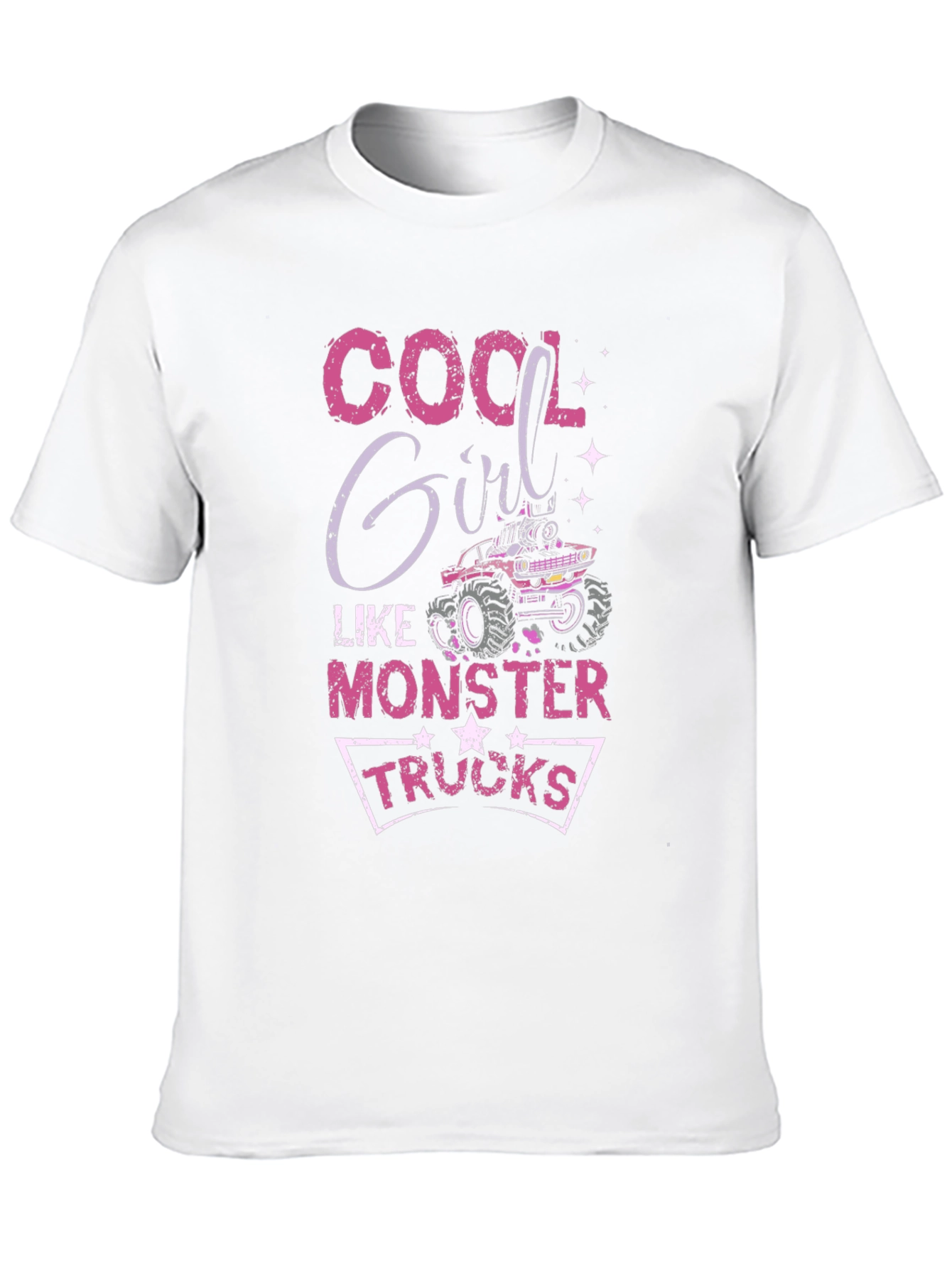 Cool Girl Monster Truck T-Shirt
