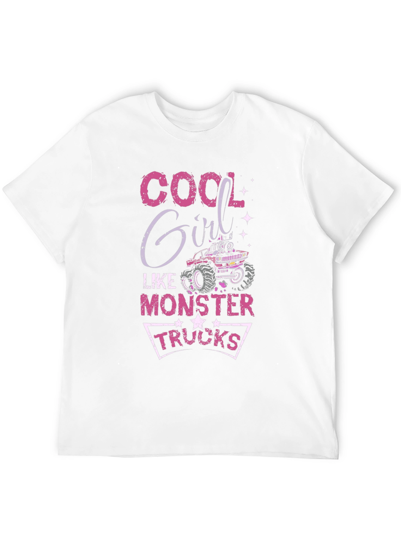 Cool Girl Monster Truck T-Shirt