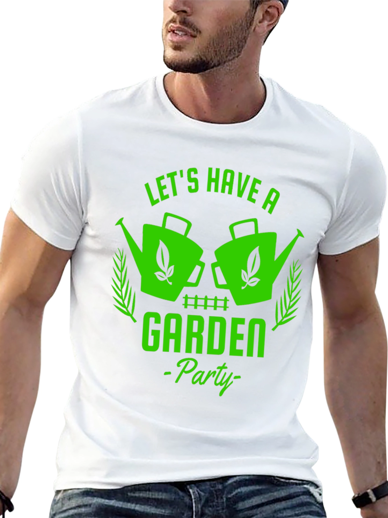 Lets Have a Garden Party Black T-Shirt