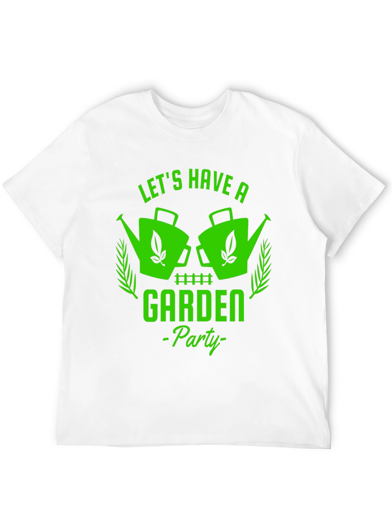 Lets Have a Garden Party Black T-Shirt