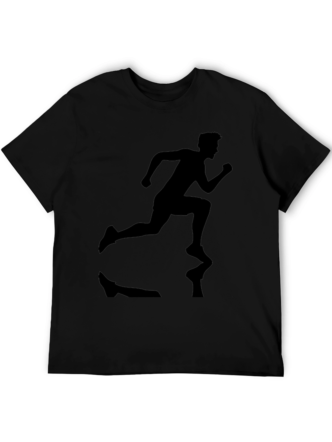 Runner Silhouette Black T-Shirt