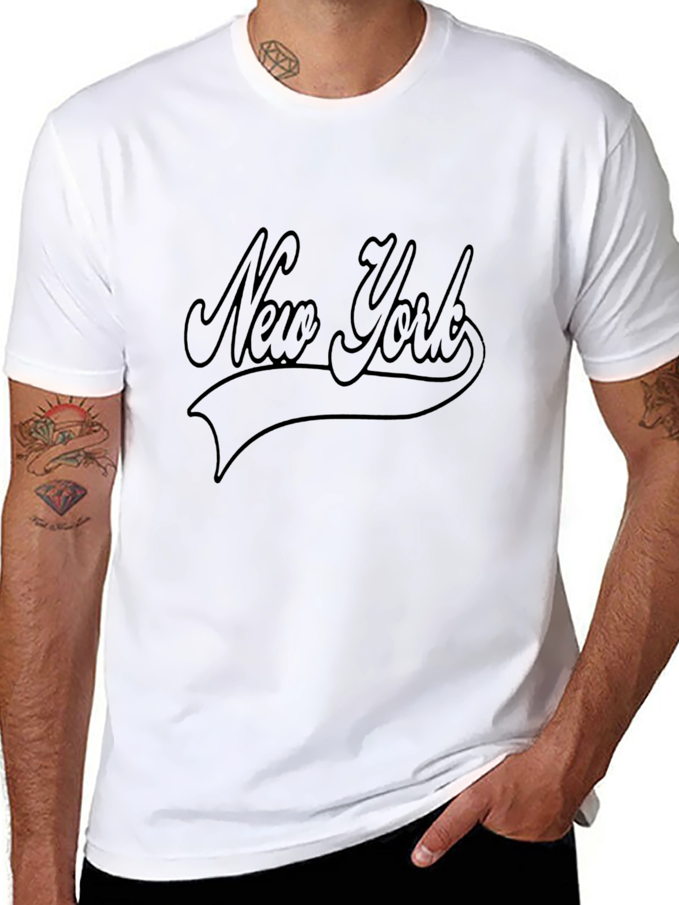 Black New York Graphic Tee