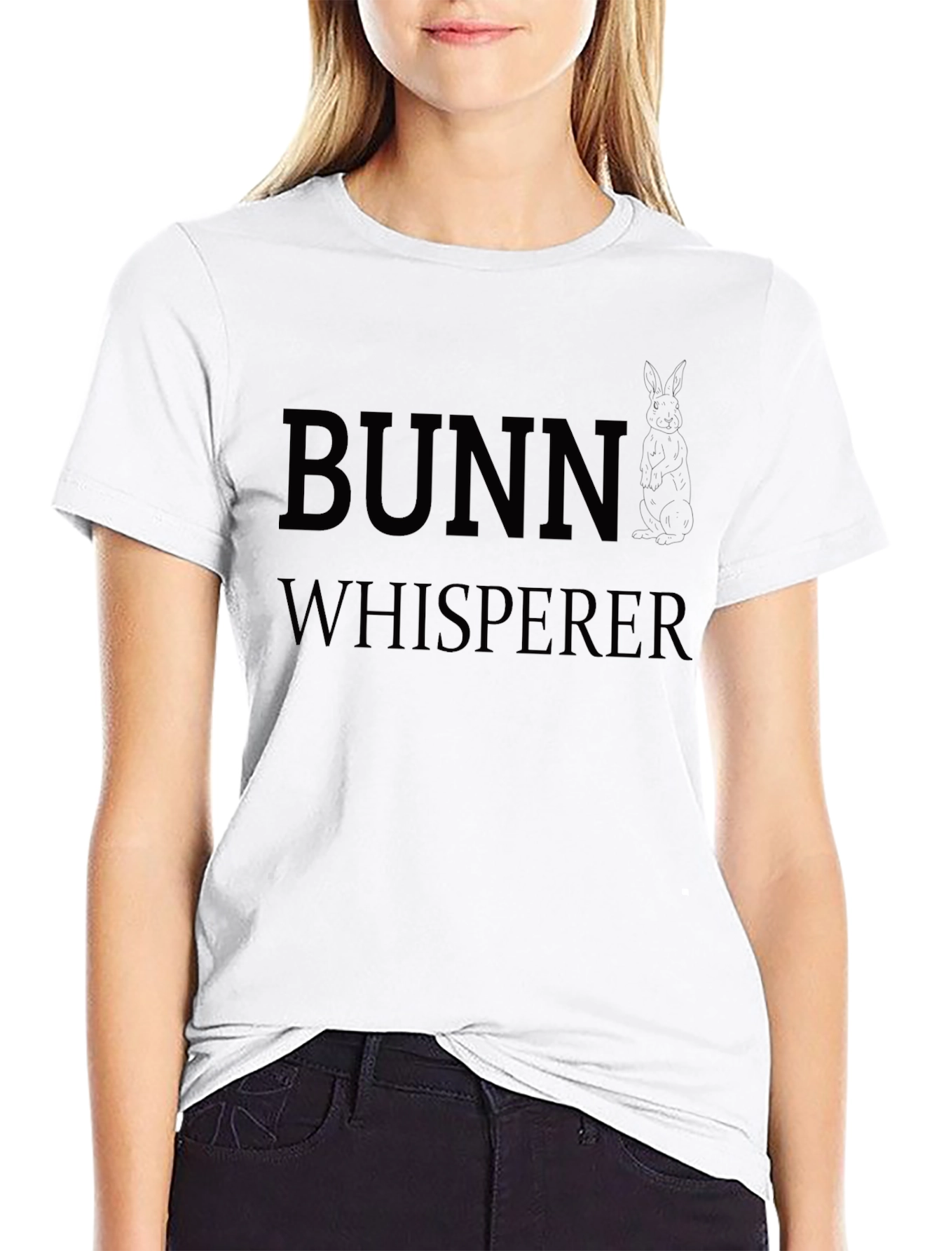 BUNN Whisperer Black Cotton T-Shirt