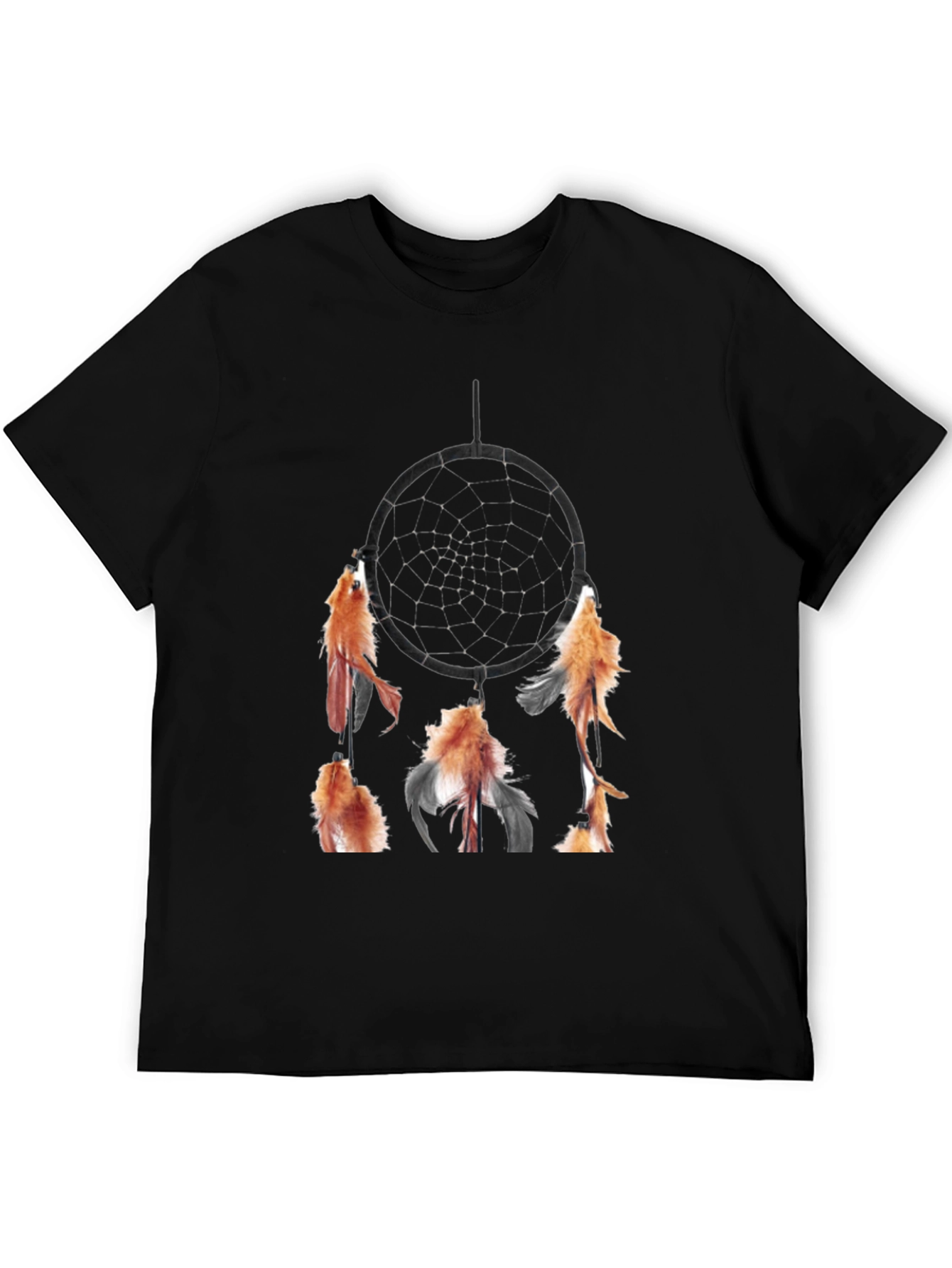 Dream Catcher Graphic Tee - Stylish Black T-Shirt