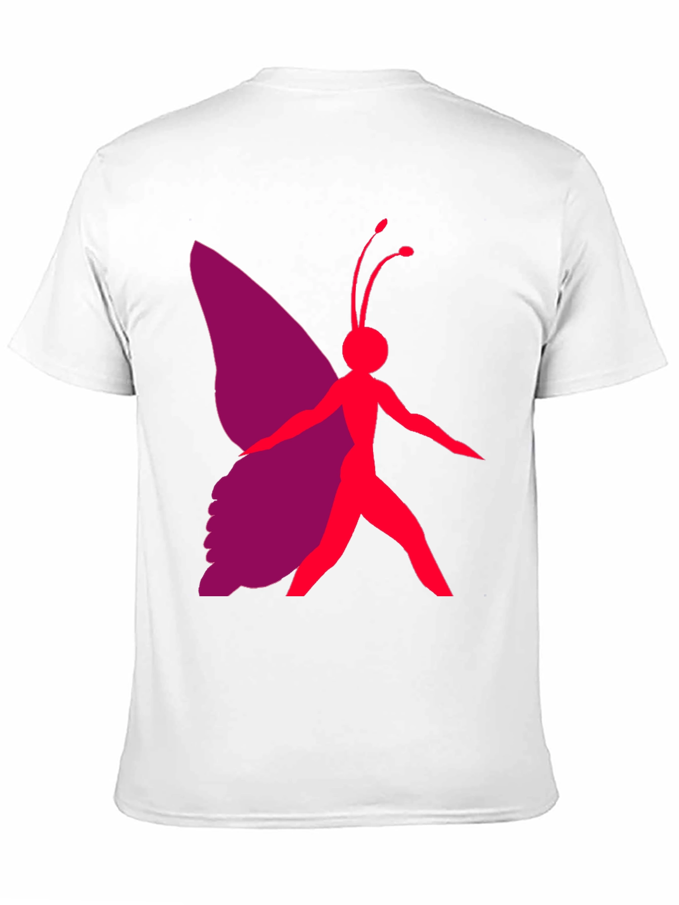 Butterfly Graphic Tee - Black Casual T-Shirt