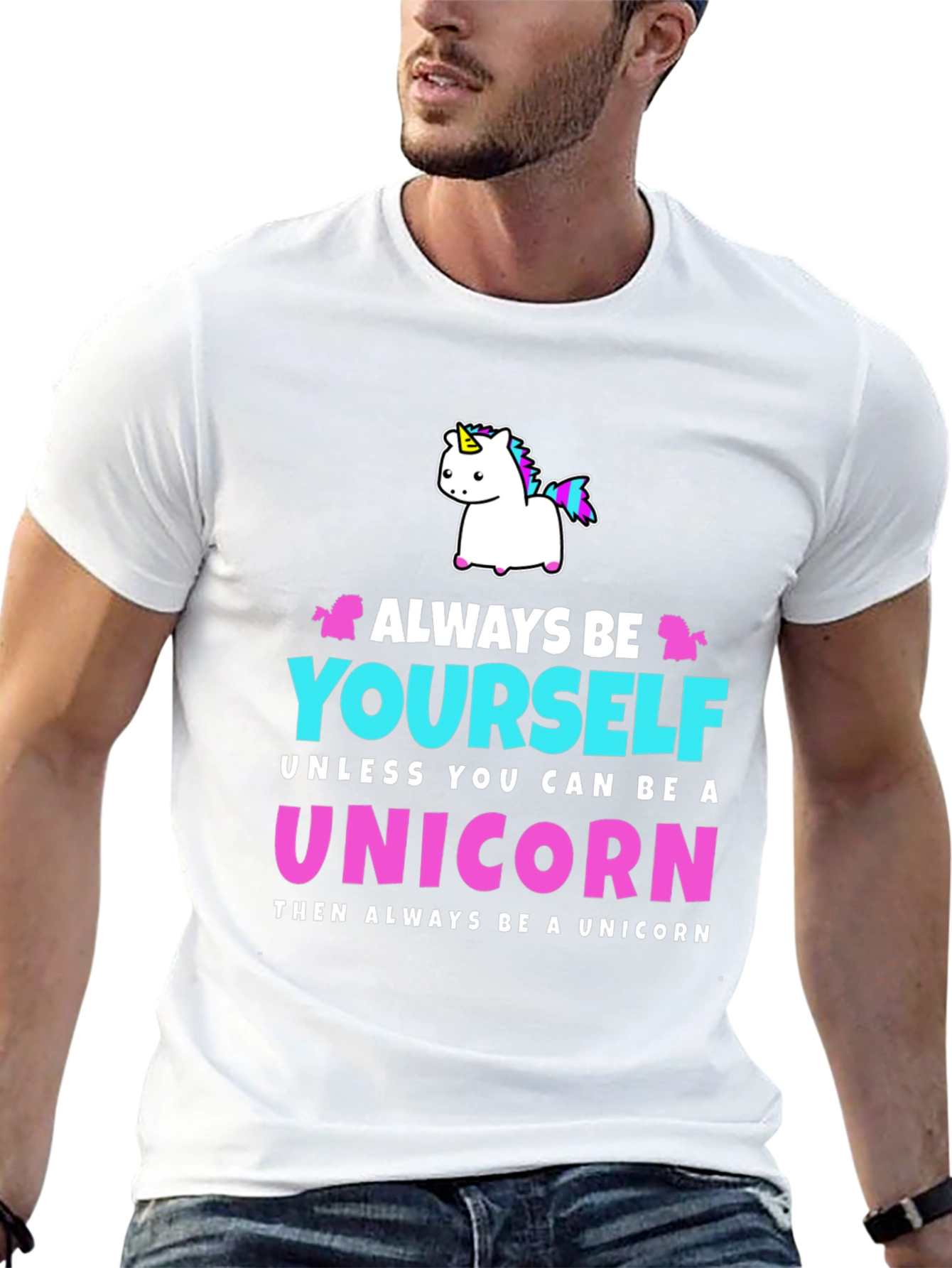 Always Be Yourself Unicorn Graphic T-Shirt