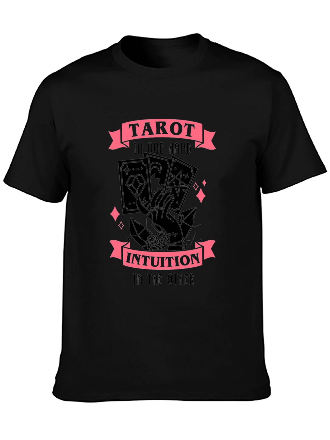 Tarot Intuition Graphic Tee - Stylish Witchy Shirt