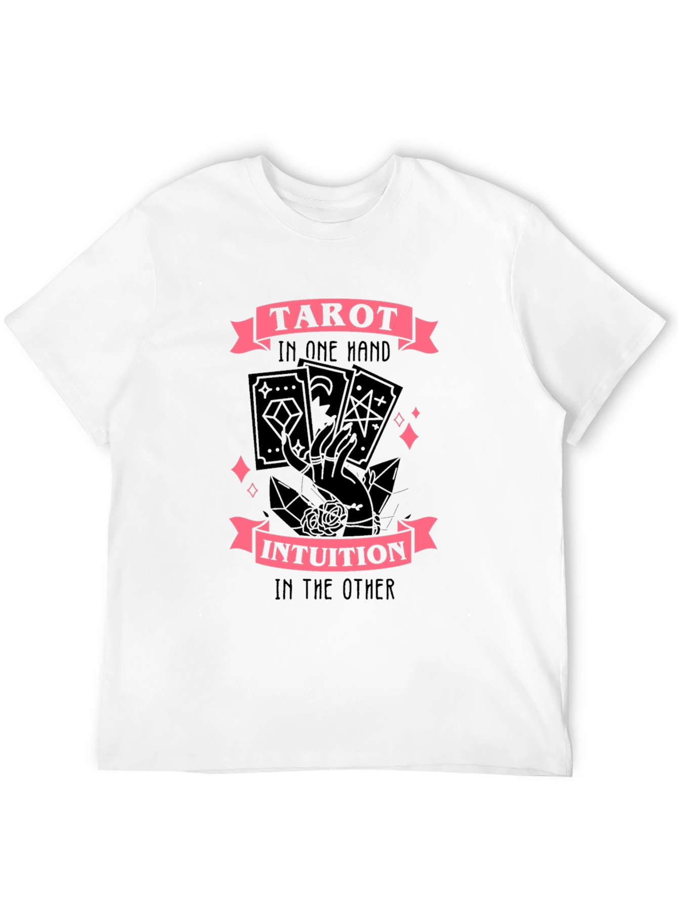 Tarot Intuition Graphic Tee - Stylish Witchy Shirt