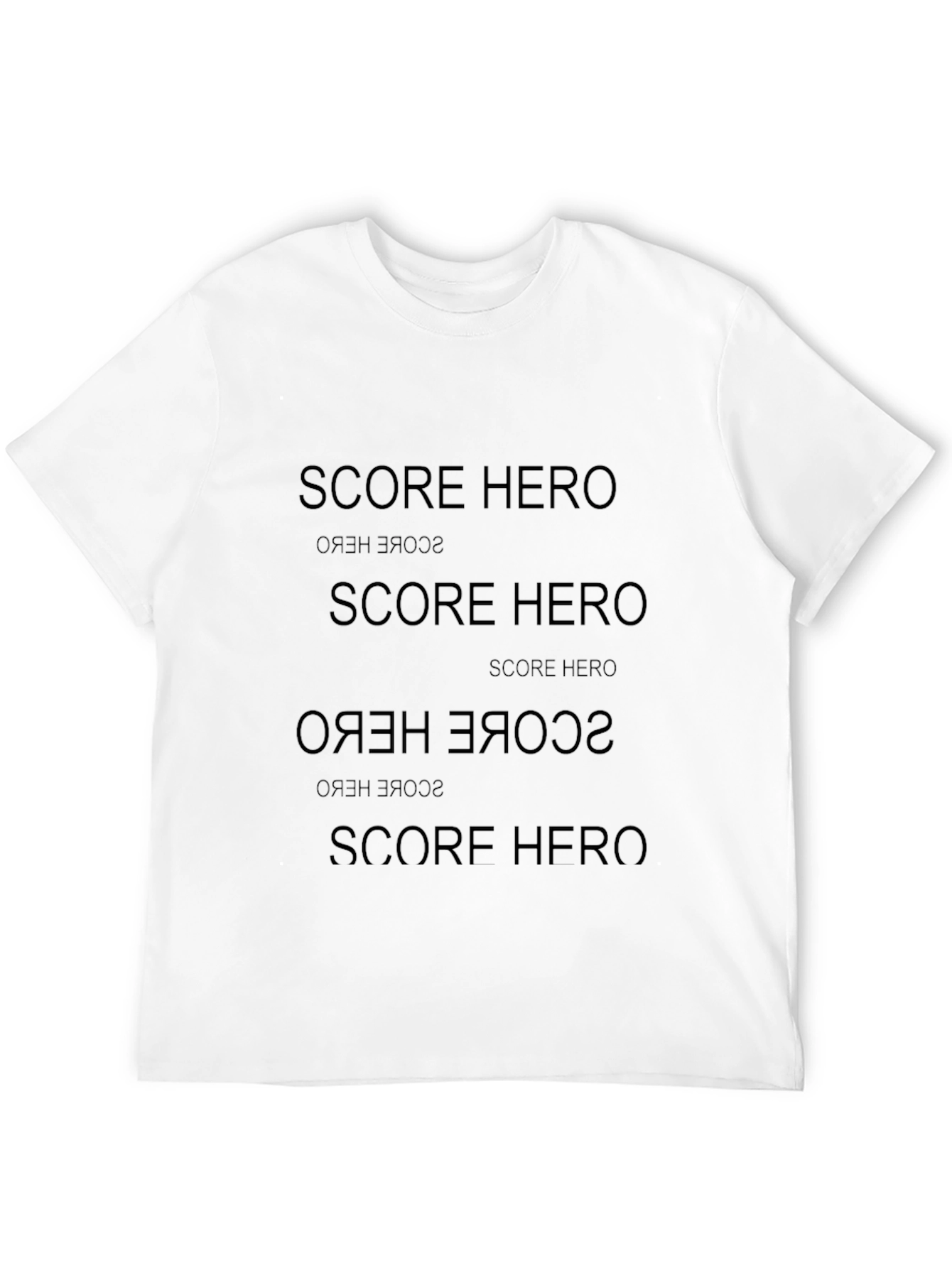 Score Hero Black Graphic Tee