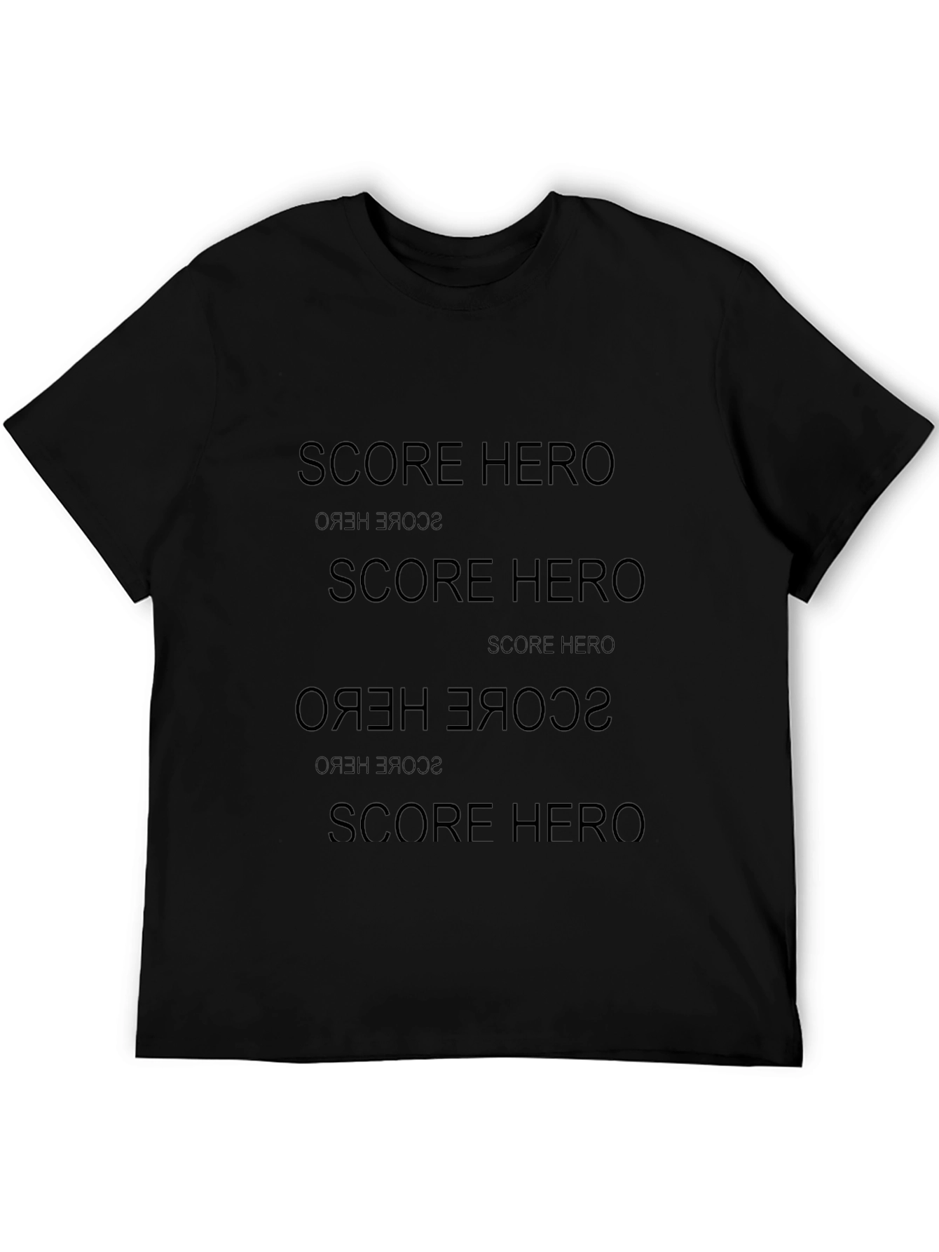Score Hero Black Graphic Tee