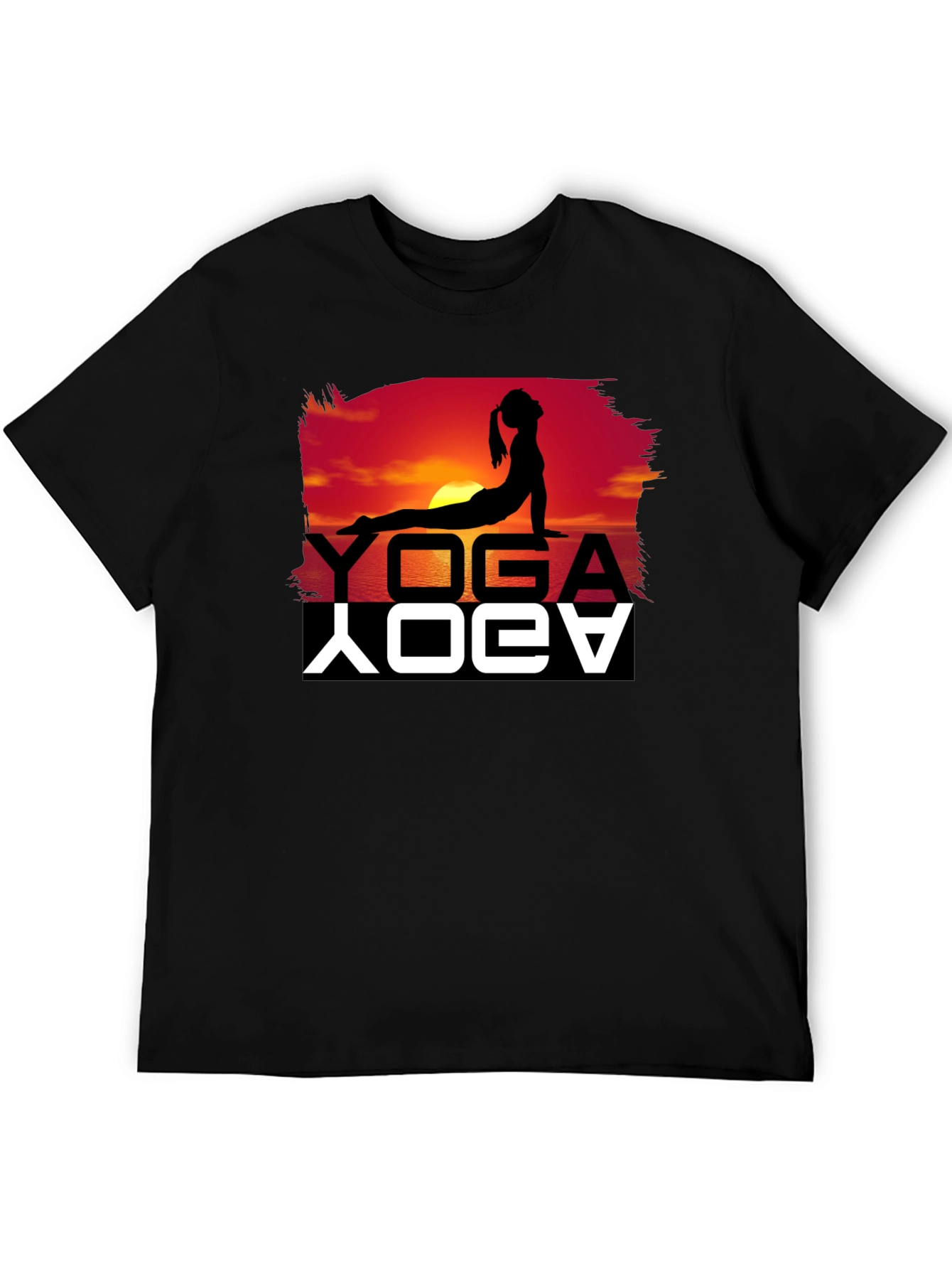 Yoga Sunset Graphic Tee