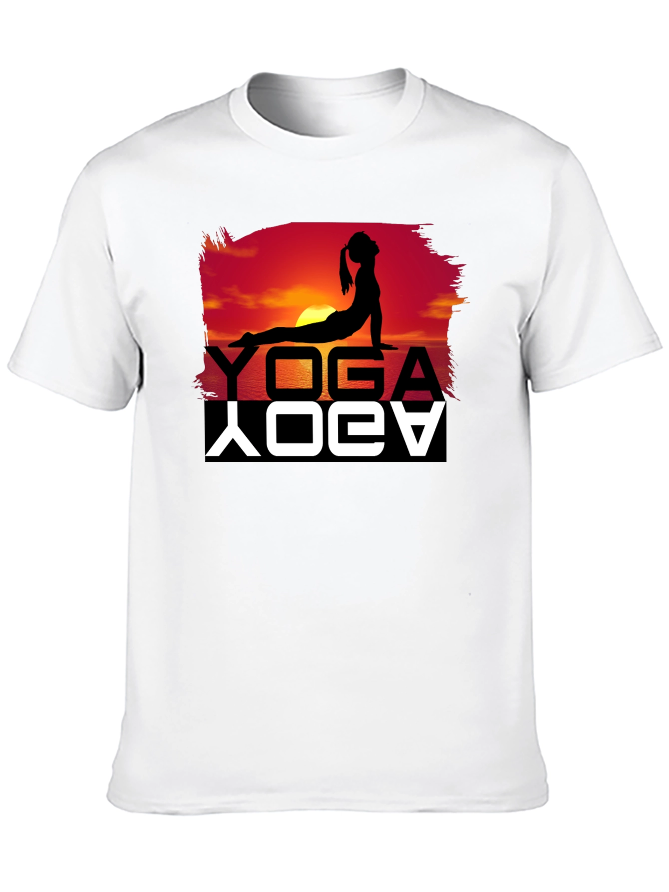 Yoga Sunset Graphic Tee
