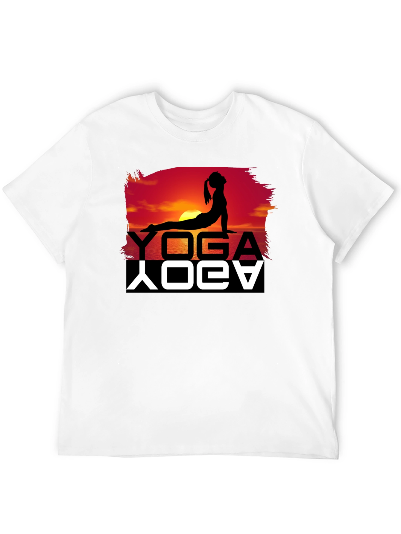 Yoga Sunset Graphic Tee