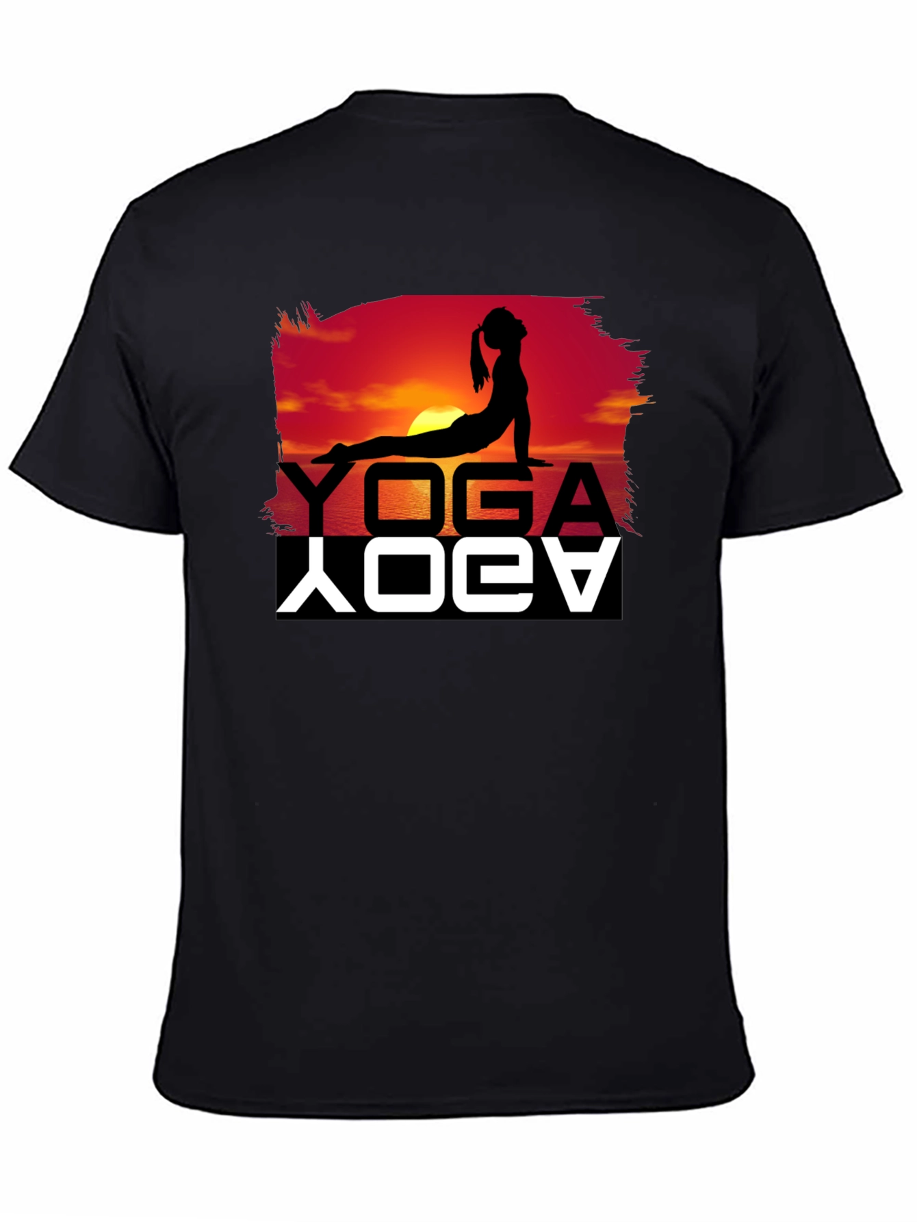 Yoga Sunset Graphic Tee