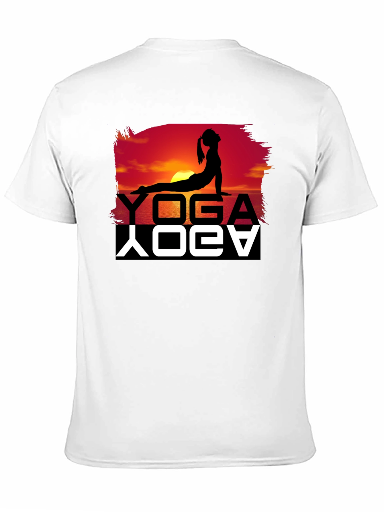 Yoga Sunset Graphic Tee