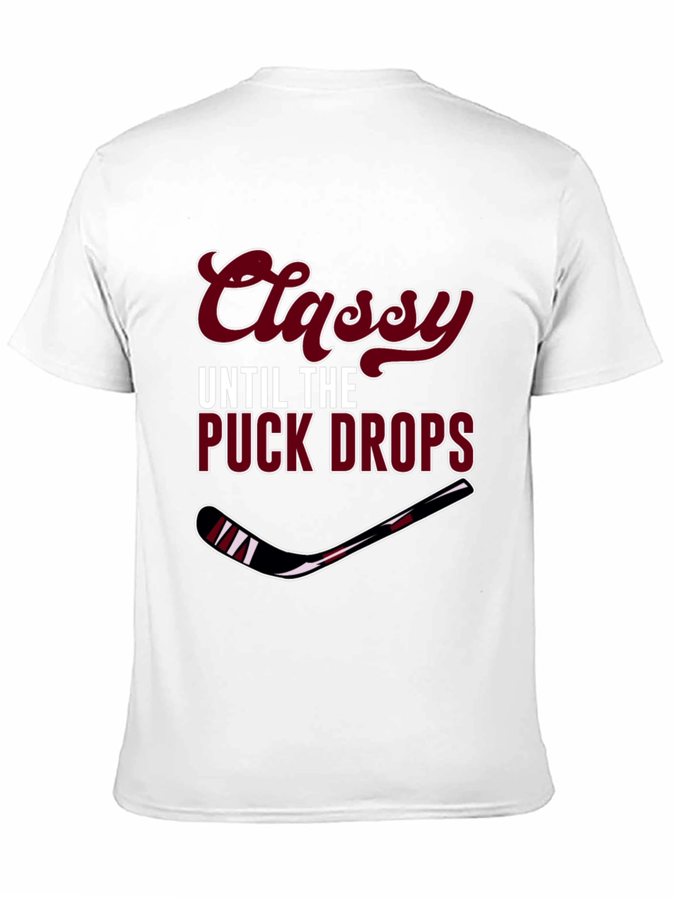 Classy Until the Puck Drops Mens T-Shirt